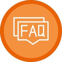 Faq Vector Icon Design