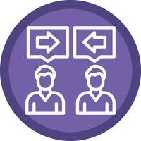 Conflict Of Interest Vector Icon Design