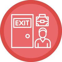 Exit Interview Vector Icon Design