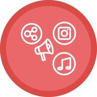 Social Media Marketer Vector Icon Design