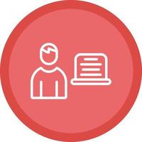 diseño de icono de vector de programador