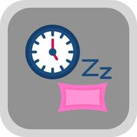 Sleeping Time Vector Icon Design