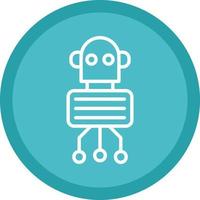 Nano Robot Vector Icon Design