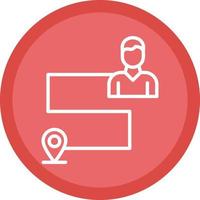 Customer Journey Map Vector Icon Design