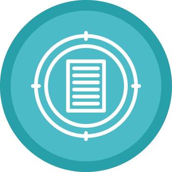 Contextual Targeting Vector Icon Design