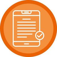 Digital Contract Vector Icon Design