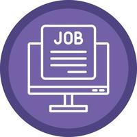 Job Vacancy Vector Icon Design