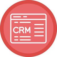Crm Vector Icon Design