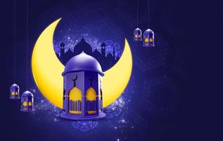 Ramadan kareem traditional islamic festival religious background banner photo