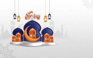 Ramadan kareem traditional islamic festival religious background banner photo