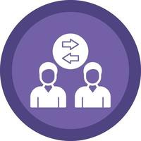 Employee Turnover Vector Icon Design