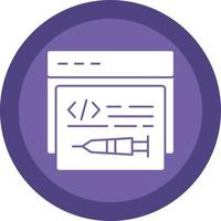 Code Injection Vector Icon Design