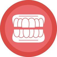 Denture Vector Icon Design