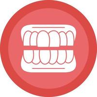 Denture Vector Icon Design