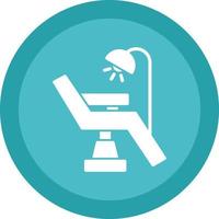 diseño de icono de vector de silla de dentista