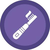 Toothbrush Vector Icon Design