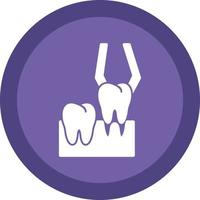 diseño de icono de vector de extracción de dientes