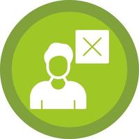Delete User Vector Icon Design