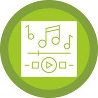 Music Playing Vector Icon Design