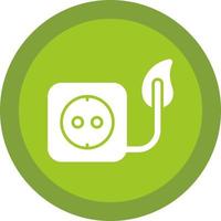 Eco Socket Vector Icon Design