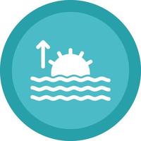 Sunrise Vector Icon Design