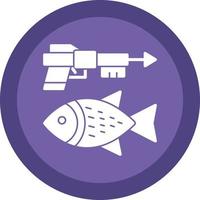 Spearfishing Vector Icon Design