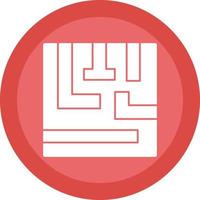 Maze Vector Icon Design