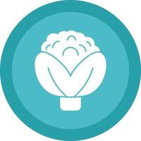 Cauliflower Vector Icon Design
