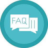 Faq Vector Icon Design