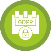 Gdpr Plugin Vector Icon Design