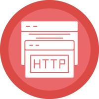 diseño de icono de vector de http