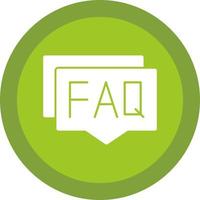 Faq Vector Icon Design