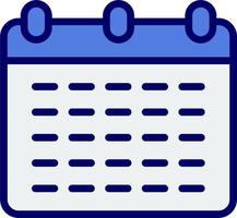 Monthly Calendar Vector Icon