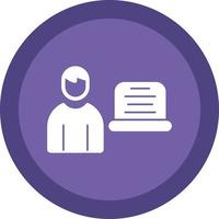 diseño de icono de vector de programador