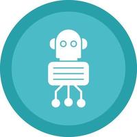 Nano Robot Vector Icon Design