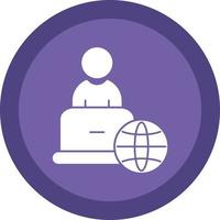 Remote Work Vector Icon Design