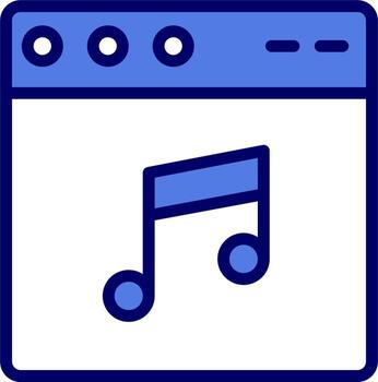 icono de vector de navegador web