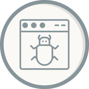 icono de vector de navegador web