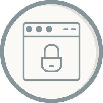 icono de vector de navegador web