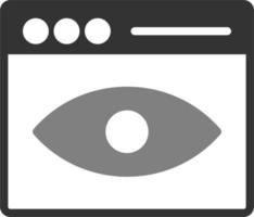Web Visibility Vector Icon