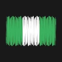 vector de bandera de nigeria