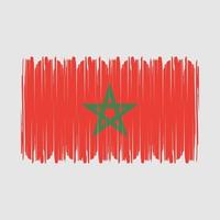 vector de bandera de marruecos