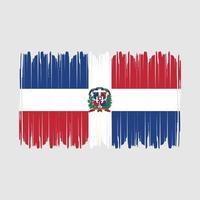 Dominican Republic Flag Vector