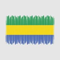 vector de bandera de gabon