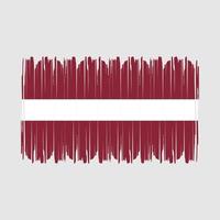 vector de bandera de letonia