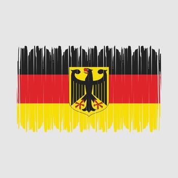 vector de bandera de alemania