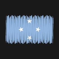 vector de bandera de micronesia