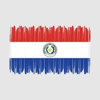 vector de bandera de paraguay