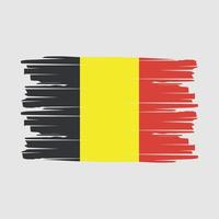 Belgium Flag Brush Vector