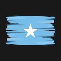 vector de pincel de bandera de somalia